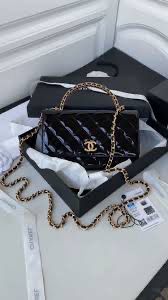 CHANEL SHINY LEATHER