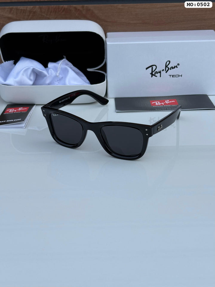 RAYBAN 0502 BLACK SHINING