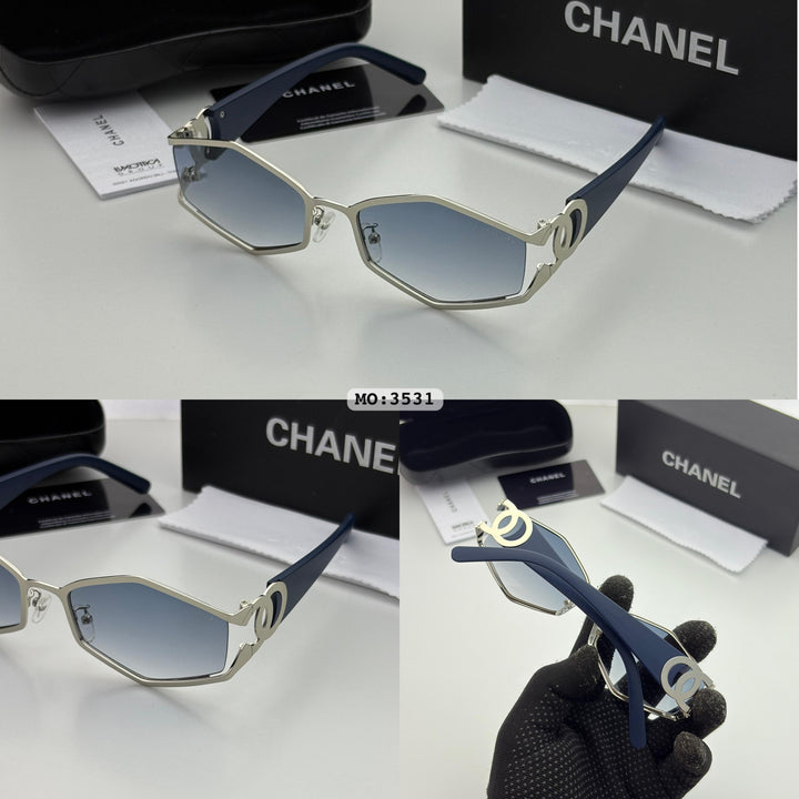 CHANEL 3531 SILVER BLUE SHADED  *HOT FOR HER*
