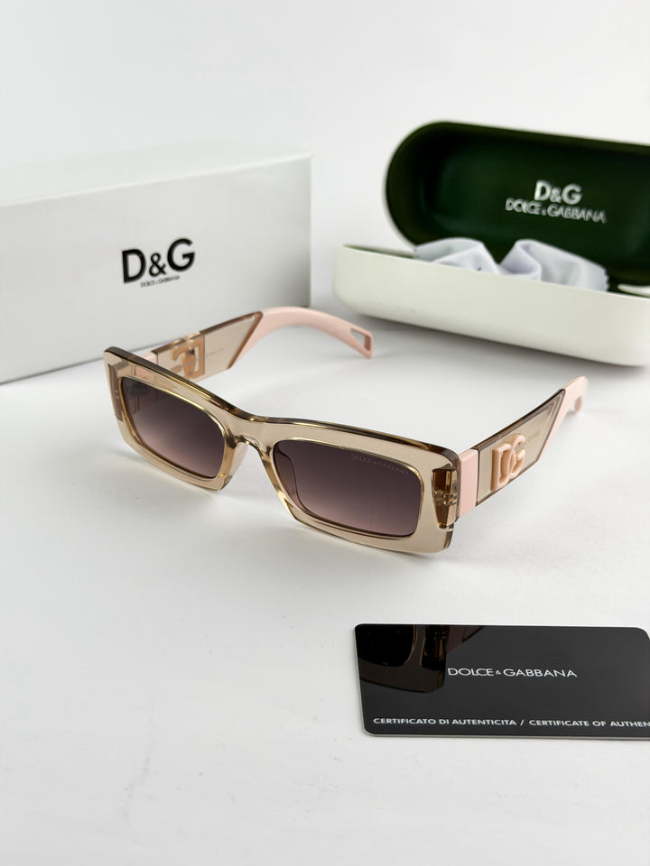 *DOLCE & GABBANA BROWN SHADED 6173