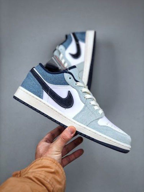 Nike Air Jordan 1 Low Se Denim Star Blue