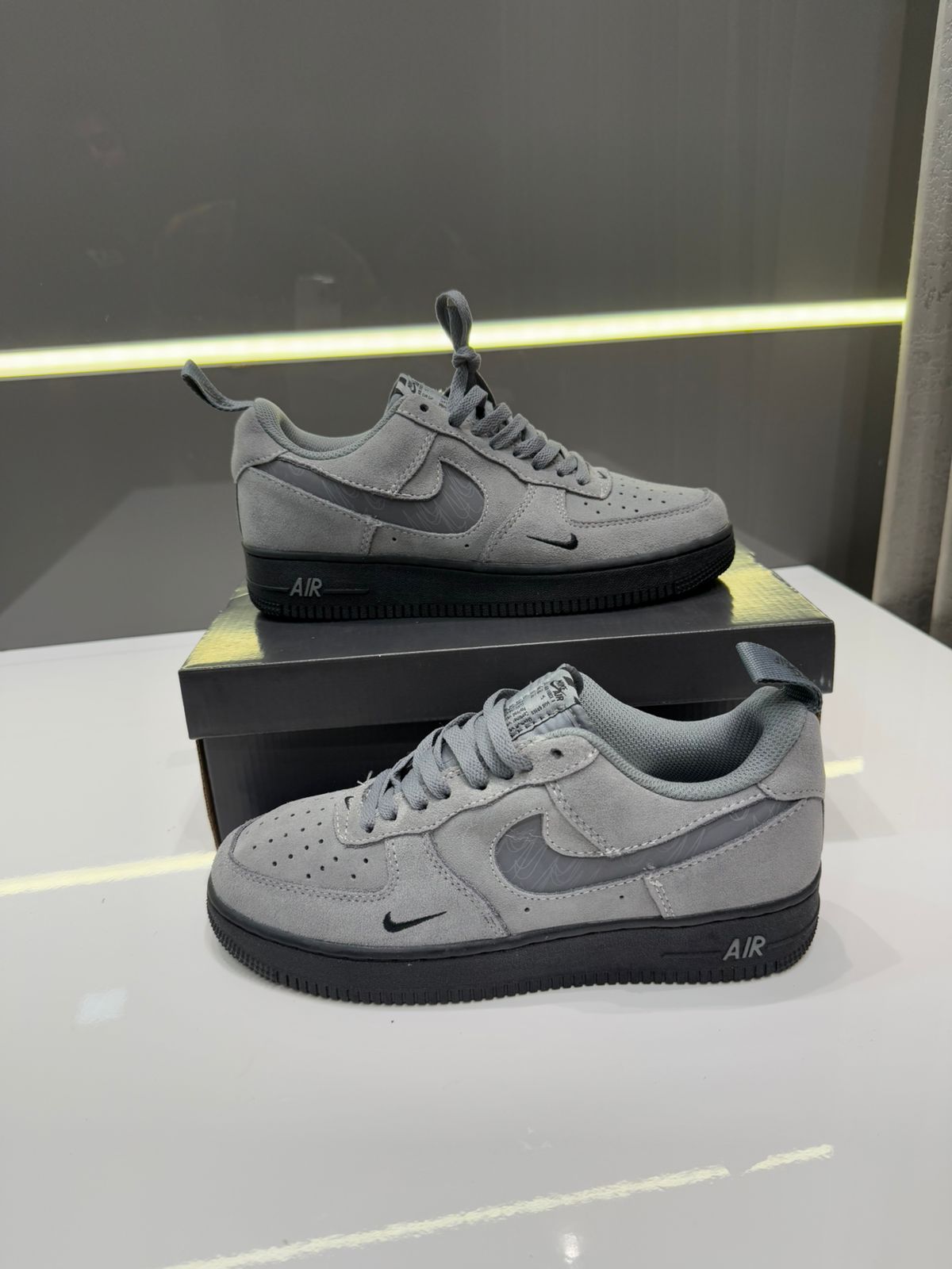 Nike Airforce 1 07 Cool Grey Reflective