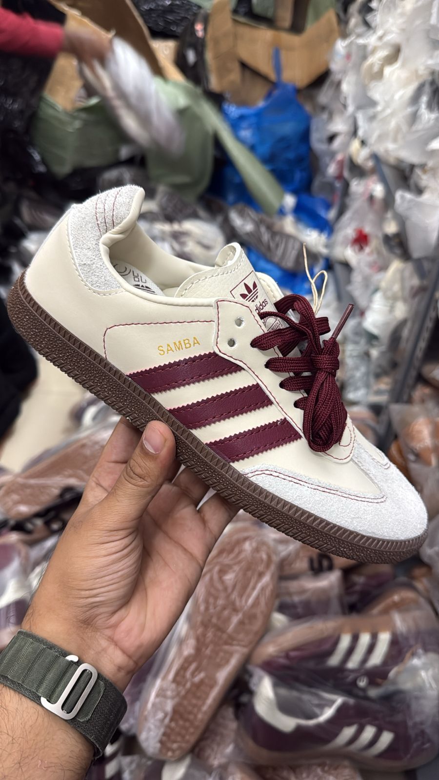 Samba OG Men s Wonder White Maroon 682